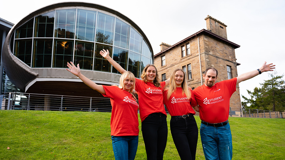 Student Ambassadors by photography@napier.ac.uk